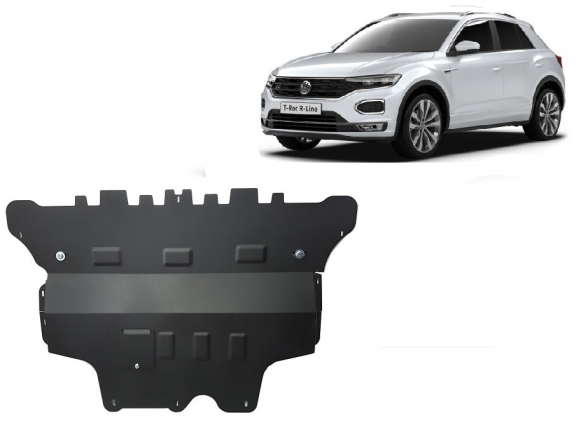 Steel skid plate for Volkswagen T-Roc - automatic gearbox
