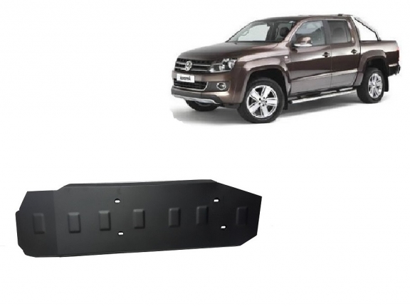 Steel fuel tank skid plate  for Volkswagen Amarok - Only for versions without factory protections