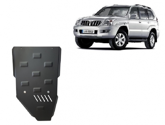 Steel gearbox skid plate for Toyota Land Cruiser J120