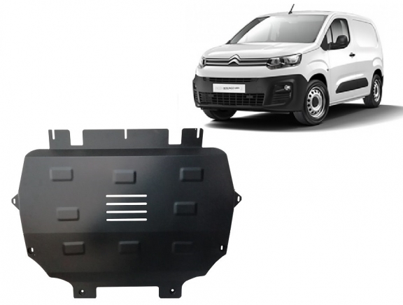 Steel skid plate for Citroen Berlingo