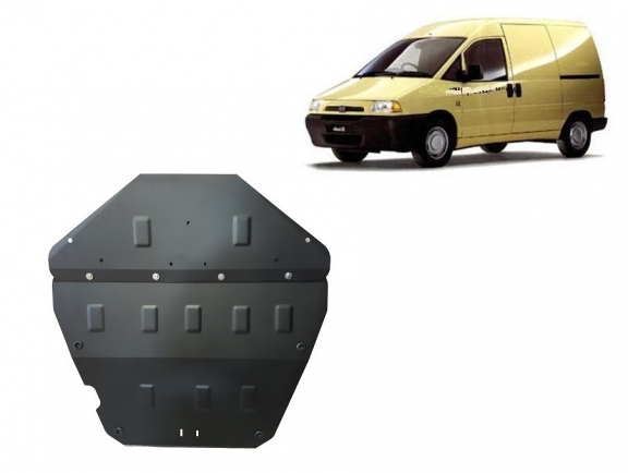 Steel skid plate for Fiat Scudo