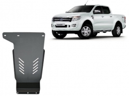 Steel gearbox skid plate for Ford Ranger