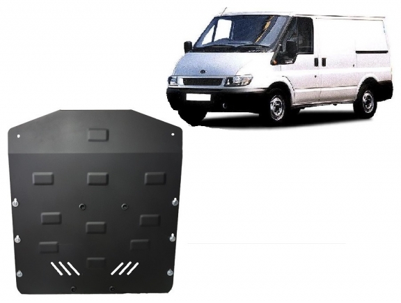 Steel skid plate for the protection of the engine and the gearbox for Ford Transit - RWD