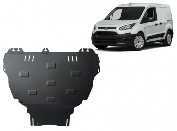 Steel skid plate for Ford Transit Connect