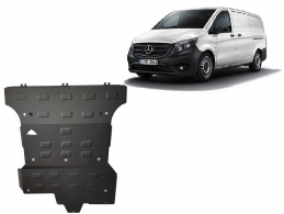 Steel skid plate for Mercedes Vito W447, 2.2 D, 4x4