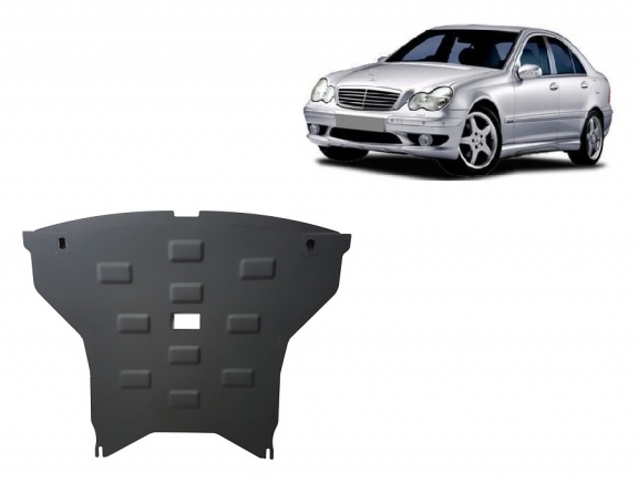 Steel skid plate for Mercedes C-Class W203