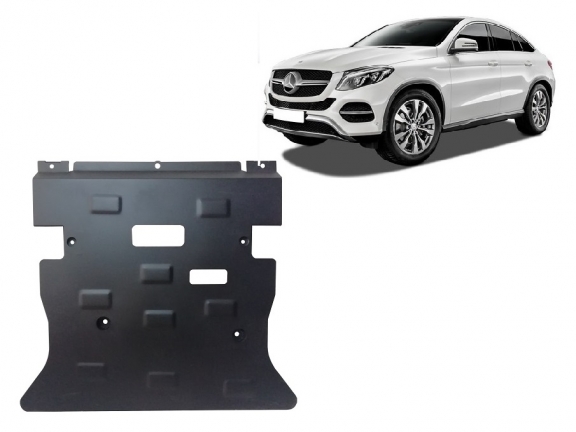 Steel skid plate for Mercedes GLE Coupe C292