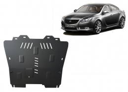 Steel skid plate for Opel Insignia