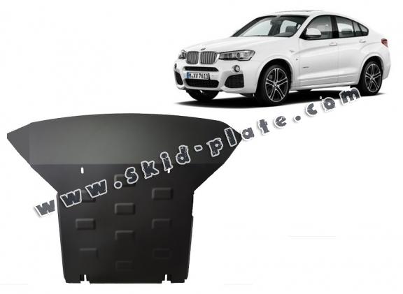 Steel skid plate for  BMW X4