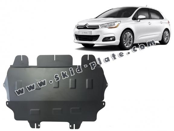 Steel skid plate for Citroen C4