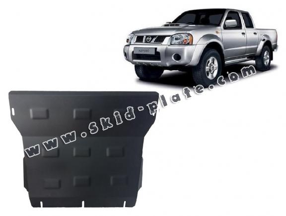 Steel skid plate for the protection of the engine and the radiator for Nissan Navara D22