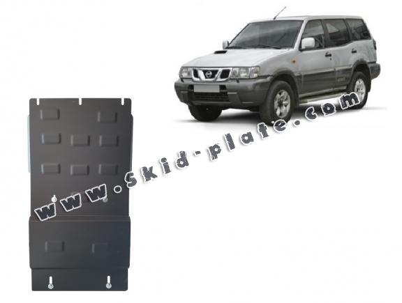 Steel gearbox skid plate for Nissan Terrano II 