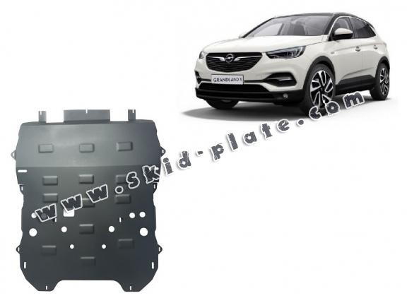 Steel skid plate for Opel Grandland X