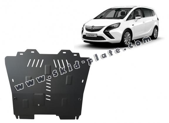 Steel skid plate for Opel Zafira C