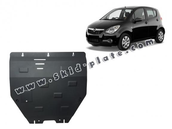 Steel skid plate for Opel Agila (H08)