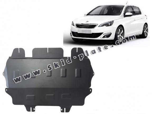 Steel skid plate for Peugeot 308
