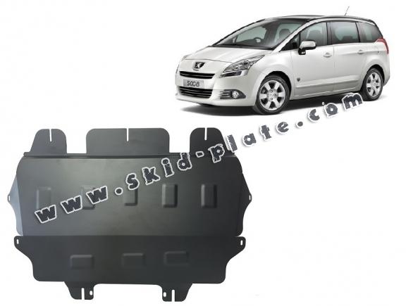 Steel skid plate for the protection of the engine and the gearbox for Peugeot 5008