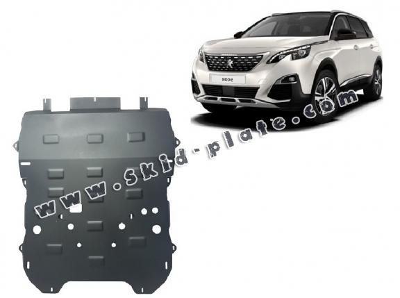 Steel skid plate for the protection of the engine and the gearbox for Peugeot 5008