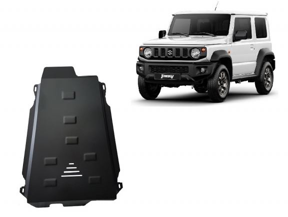 Steel transfer case skid plate for Suzuki Jimny - 3-door model