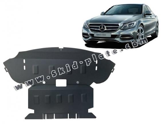 Steel skid plate for Mercedes C-Class W205 4x4