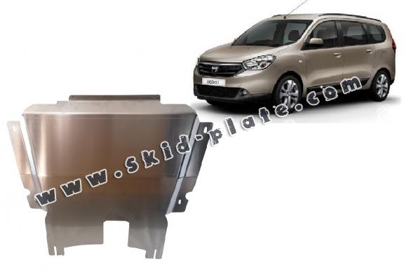 Aluminum skid plate for DACIA LODGY