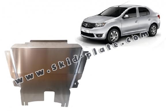 Aluminum skid plate for DACIA LOGAN 2