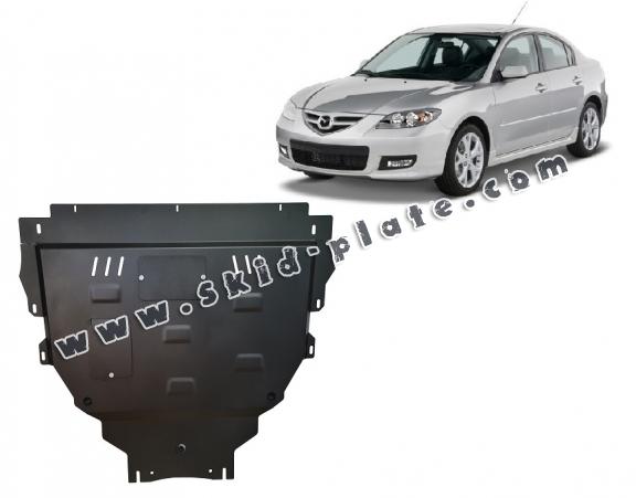 Steel skid plate for Mazda 3