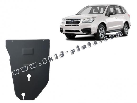 Steel manual gearbox skid plate for Subaru Forester 4