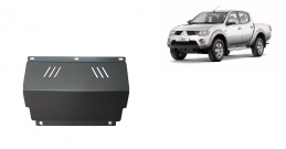 Steel plate for the protection of  the radiator for Mitsubishi L 200