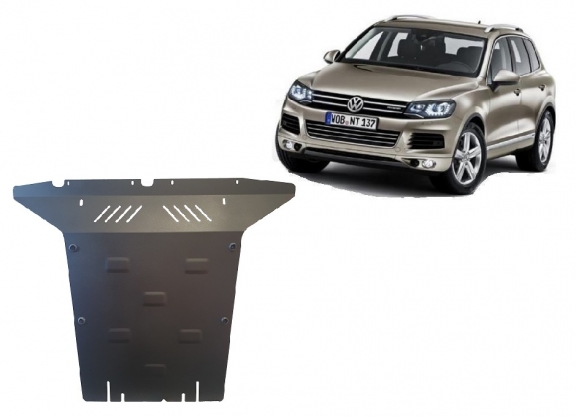 Steel skid plate for VW Touareg 7P