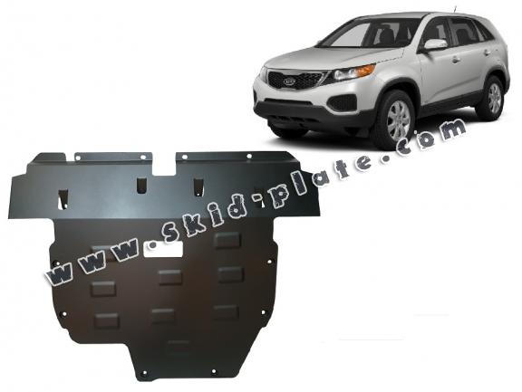Steel skid plate for Kia Sorento XM (Pre-facelift)
