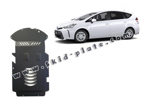 Steel catalytic converter plate/cat lock for Toyota Prius 3+