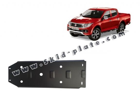 Steel fuel tank skid plate for Fiat Fullback