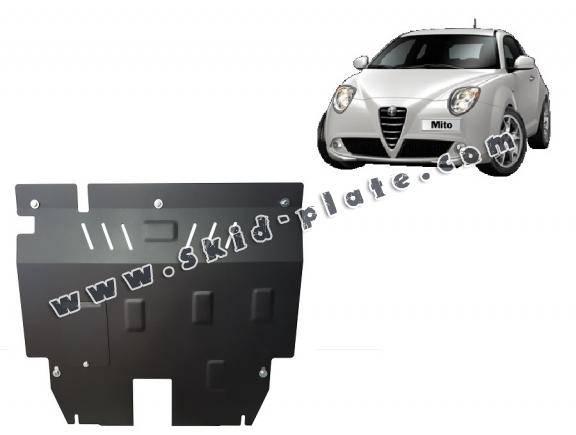 Steel skid plate for Alfa Romeo Mito