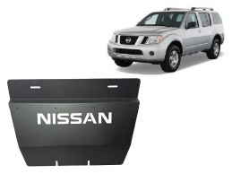 Steel radiator skid plate for Nissan Pathfinder