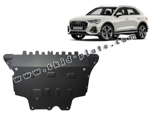 Steel skid plate for Audi Q3
