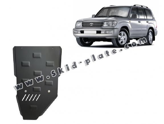 Steel gearbox skid plate for Toyota Land Cruiser J100