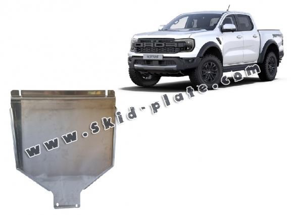 Aluminum gearbox skid plate for Ford Ranger Raptor