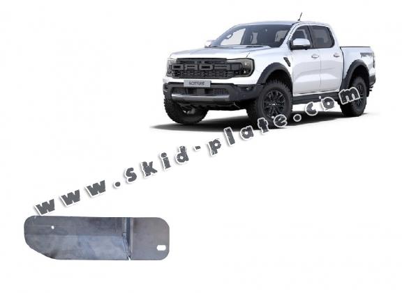 Aluminum fuel filter skid plate for Ford Ranger Raptor