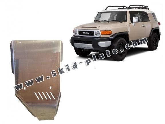 Aluminum gearbox skid plate for Toyota FJ Cruiser