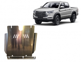 Aluminum gearbox skid plate for Jac T8