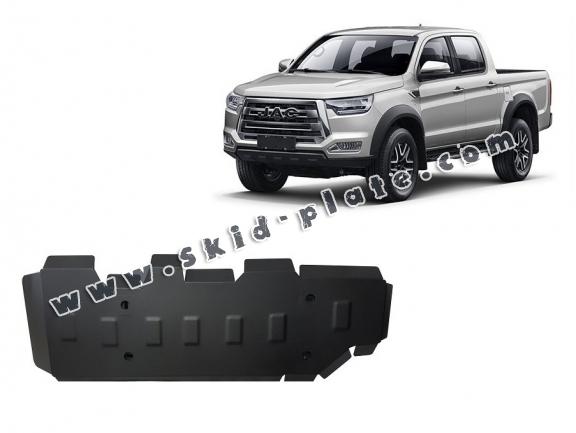 Steel fuel tank skid plate for Jac T8