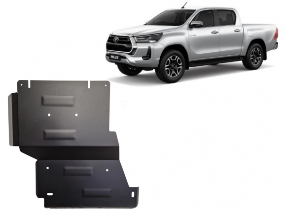 Steel differential skid plate for Toyota Hilux Invincible