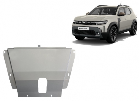Aluminum skid plate for Dacia Duster - 4x2 +4x4