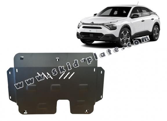 Steel skid plate for Citroen C4