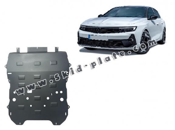 Steel skid plate for Opel Astra L
