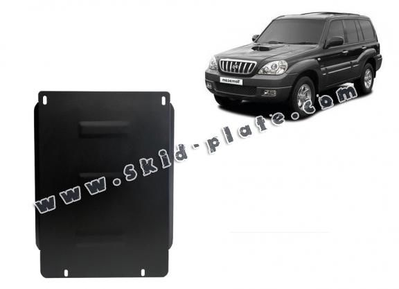 Steel gearbox skid plate for Hyundai Terracan