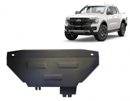 Steel radiator skid plate for Ford Ranger