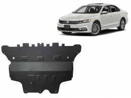 Steel skid plate for VW Passat Alltrack - manual gearbox
