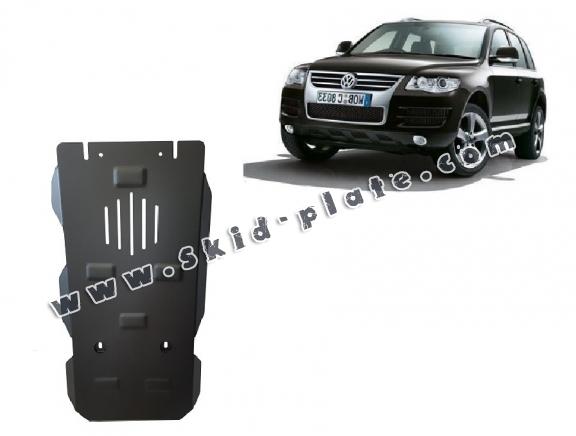 Steel manual gearbox skid plate for VW Touareg 7L